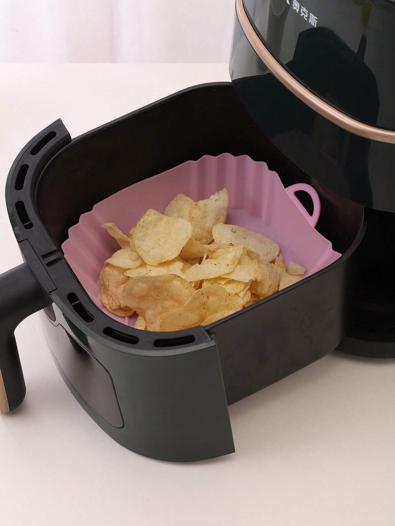 1pc Air Fryer Silicone Pot, Mo - Air Fryer Silicone Pot Liner ulasan dan harga