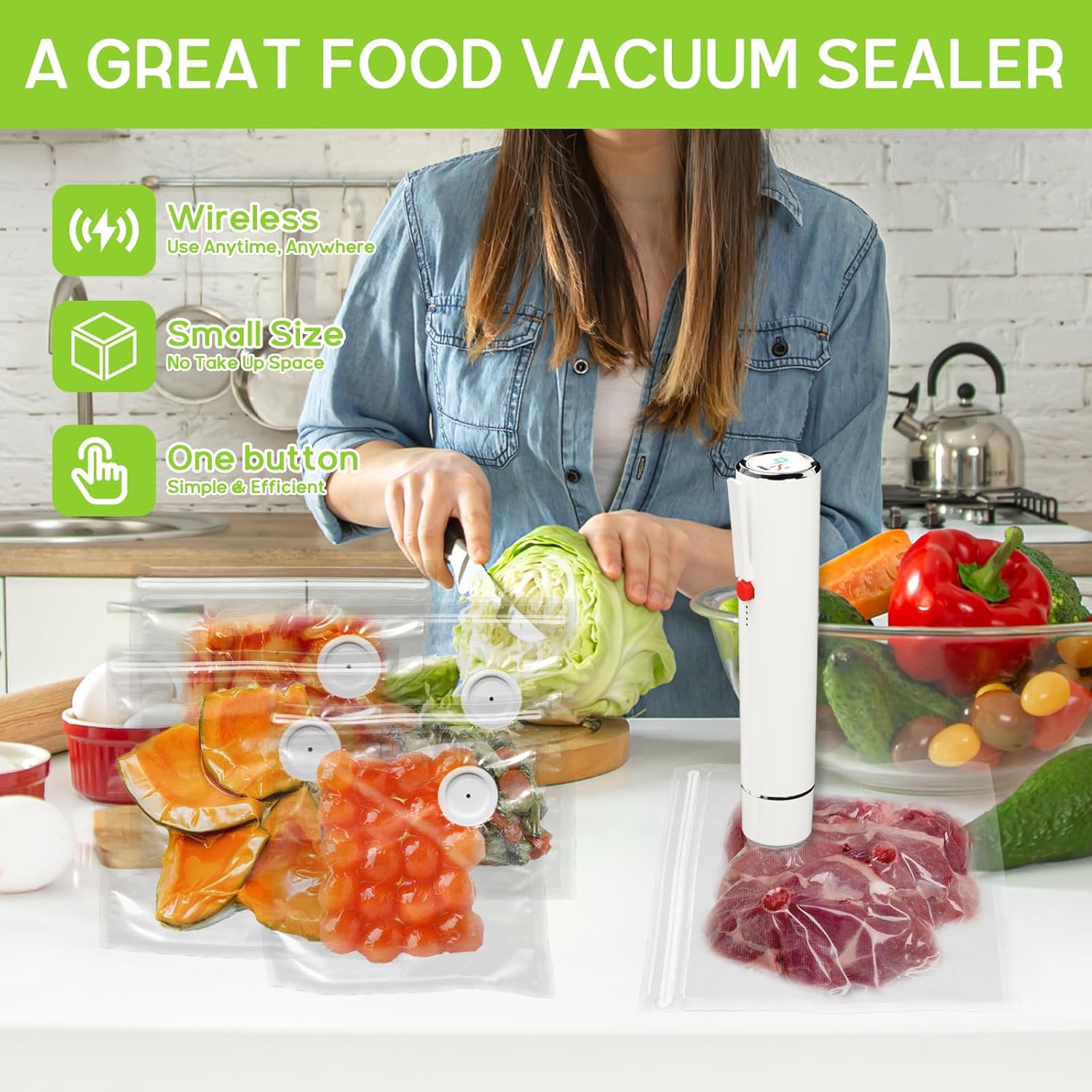 Vacuum Sealer Handheld vacuum  - Food Vacuum Sealer Machine ulasan dan harga