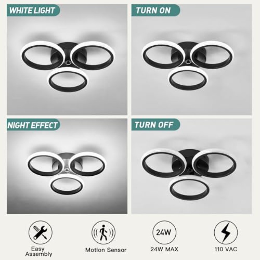 Led Light Indoor 24w Semi Flus - Laundry ulasan dan harga